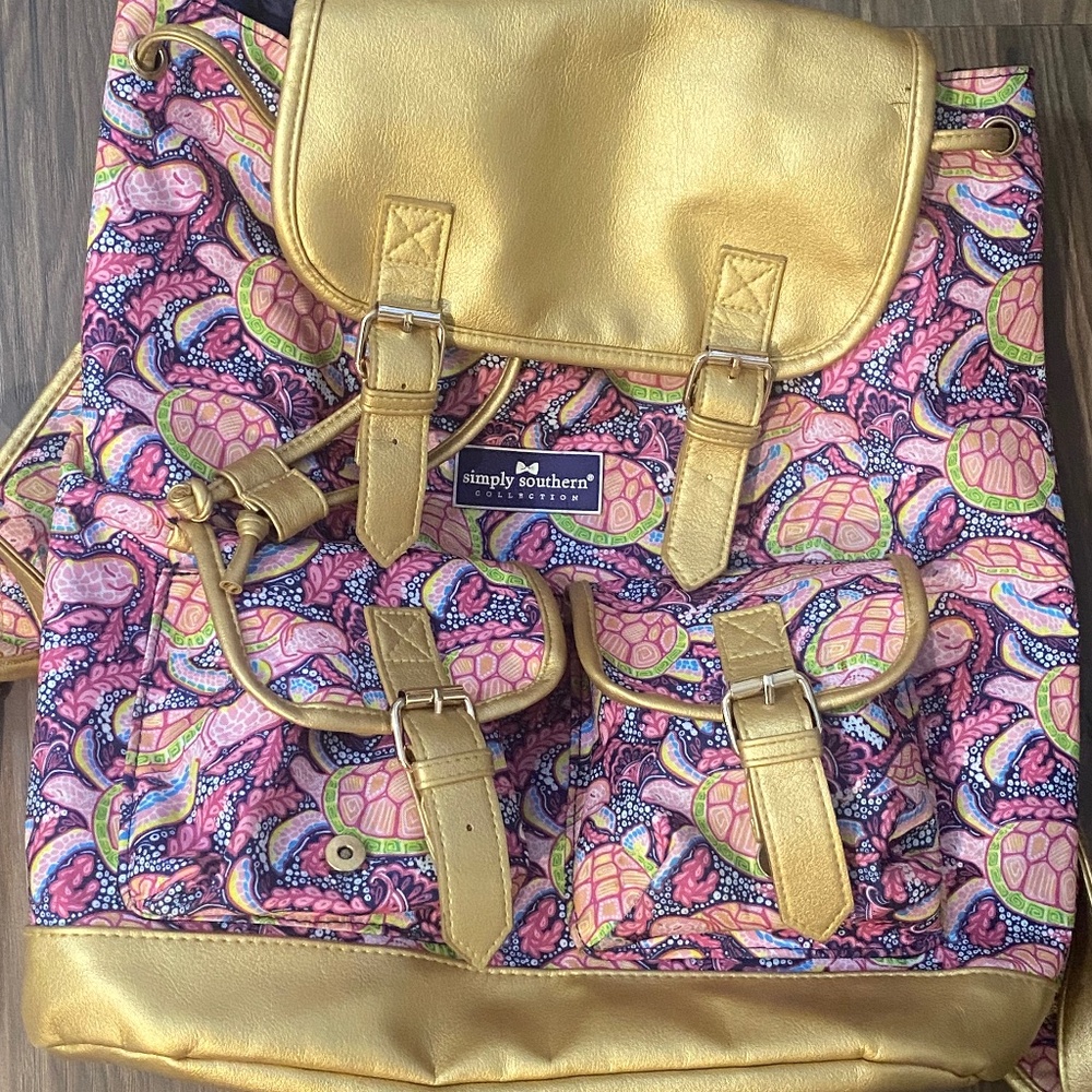 Simply Southern Backpack - Sea Turtles